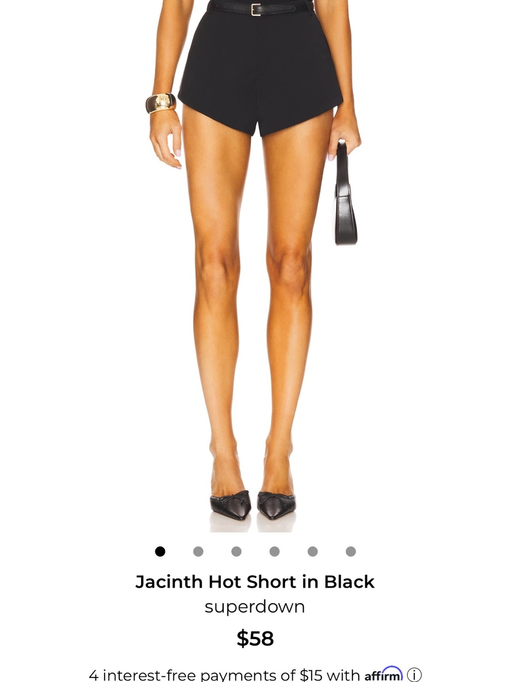 superdown High Waist Black Women's Shorts